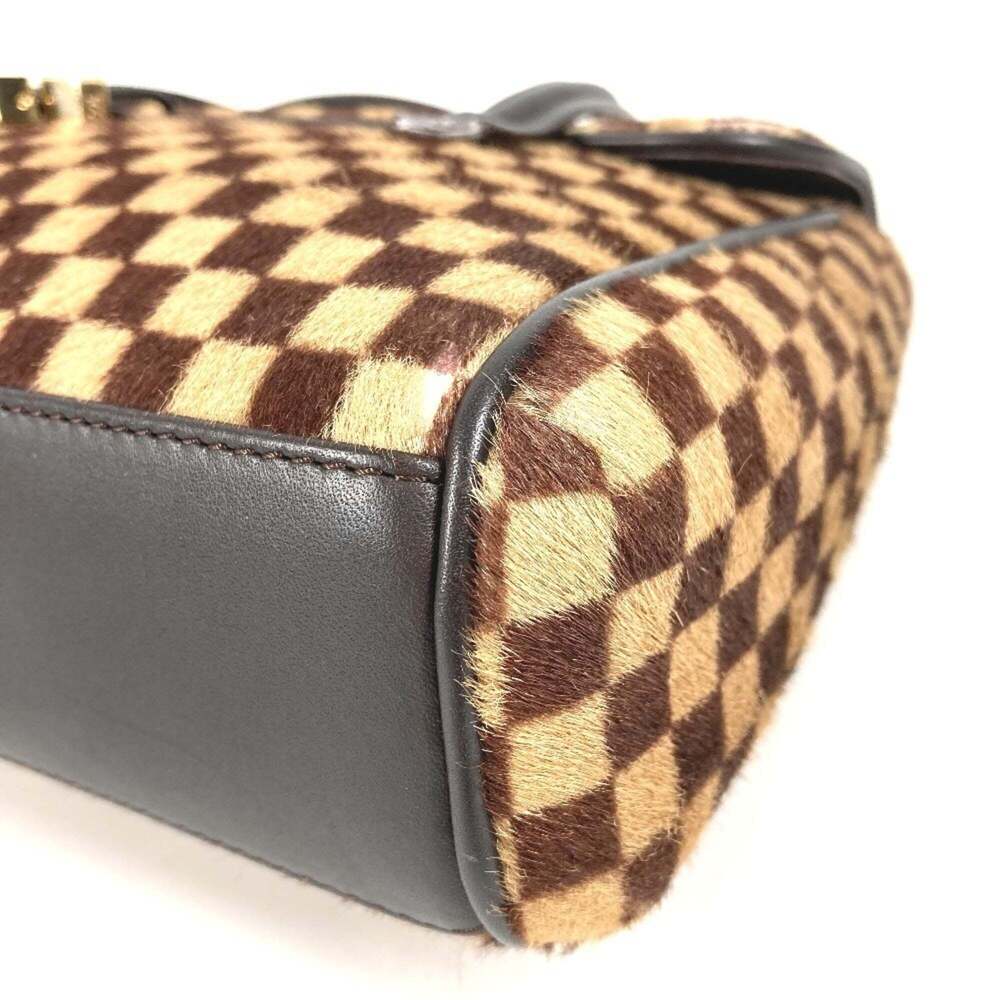 LOUIS VUITTON Brown Damier Leather Tote Bag - Picture 7 of 16